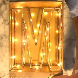 Firefly Lights Light Up Monogram M